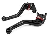 Motorcycle parts Racing CNC Aluminum Billet Pair Brake & Clutch Black Short Levers Fit For 2006 2007 2008 KAWASAKI NINJA 650R (ER-6f ER-6n) (K-750/F-14)