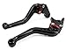 Motorcycle parts Racing CNC Aluminum Billet Pair Brake & Clutch Black Short Levers Fit For 2006 2007 2008 KAWASAKI NINJA 650R (ER-6f ER-6n) (K-750/F-14)