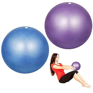 Dokpav-2pcs-Pilate-Balls-9-inch-23-cm-Small-Fitness-Yoga-Ball-Exercise-Balance-Ball-for-PilatesYoga-Core-Training-and-Physical-Therapy Dokpav 2pcs Pilate Balls 9 inch / 23 cm Small Fitness Yoga Ball Exercise Balance Ball for Pilates,Yoga, Core Training…