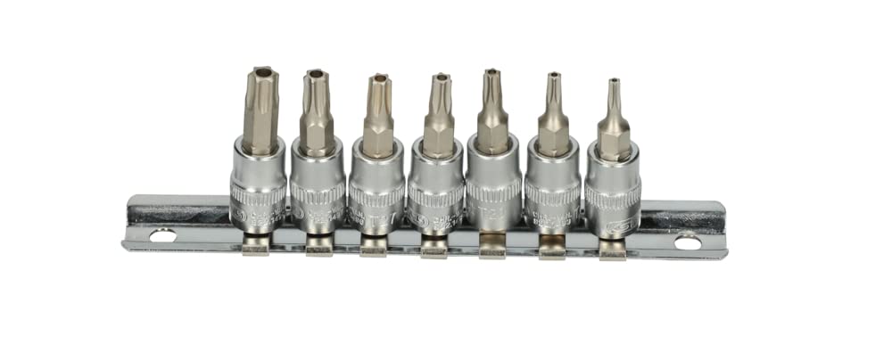 KS Tools 922.1499 Rail Socket Set of 7 Torx Screwdriver Ultimate Pierced