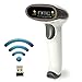 Wireless USB Barcode Scanner,Symcode Handheld Automatic CCD Barcode Scanner Reader 2.4GHz Wireless & USB2.0 Wired, Support Mac OS X, Android, Windows 10 and iOS 9