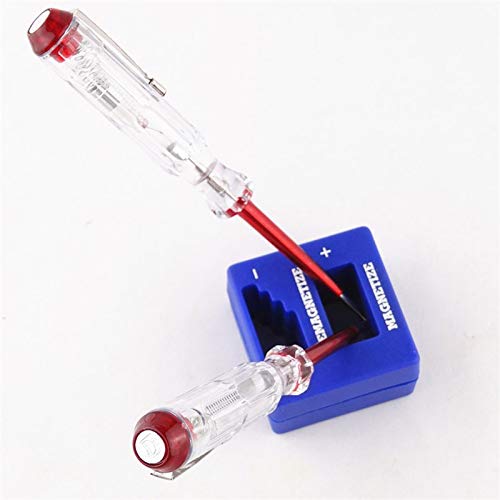lzndeal Magnetizer,Screwdriver,Tips,Screw Bits,Durable,Long-Lasting,Magnetizer Demagnetizer Magnetic Tool for Screwdriver Tips Screw Bits Pick-up - Thumbnail 3