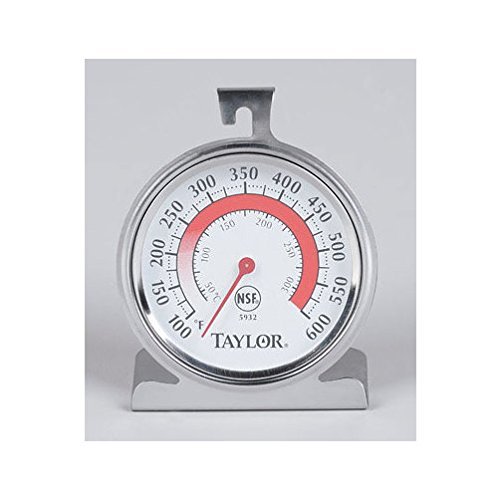 Taylor Oven Thermometer 100 Deg F To 600 Deg F 3-1/4" X 3-3/4" Dial