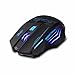 Zelotes 2.4GHZ Wireless Gaming Mouse with USB Receiver, 2400DPI 4 Adjustable DPI Levels, 7 Buttons, Cool LED lights, Ergonomic Optical Computer Mice Compatible with Windows 2000/XP/7/8/10/Vistathumb 2