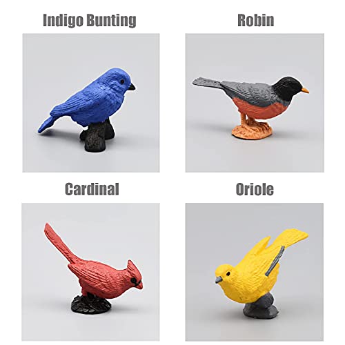 Toy Bird Figures Kids Small Plastic Bird Play Bird Kids Bird Model