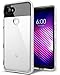 Caseology [Skyfall Series] Google Pixel 2 XL Case - [Clear Back/Premium Finish] - White