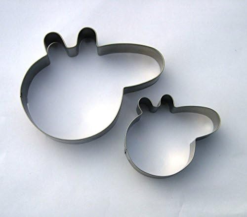 LAWMAN 2 size Peppa pig fondant biscuit pastry baking cookie cutter set