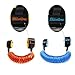 Blisstime Anti Lost Wrist Link Wrist Link for Toddlers, Babies & Kids [Pack of 2] 1.5M (Orange) & 2.5M (Blue)