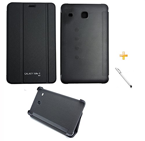 Capa Smart Book Case Galaxy Tab E - 8.0´ T375/T377 + Caneta Touch (Preto)