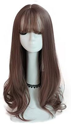 SunshinSusie 31" Long curly Synthetic Hair Cosplay Full Wig for Women (Ash brown)