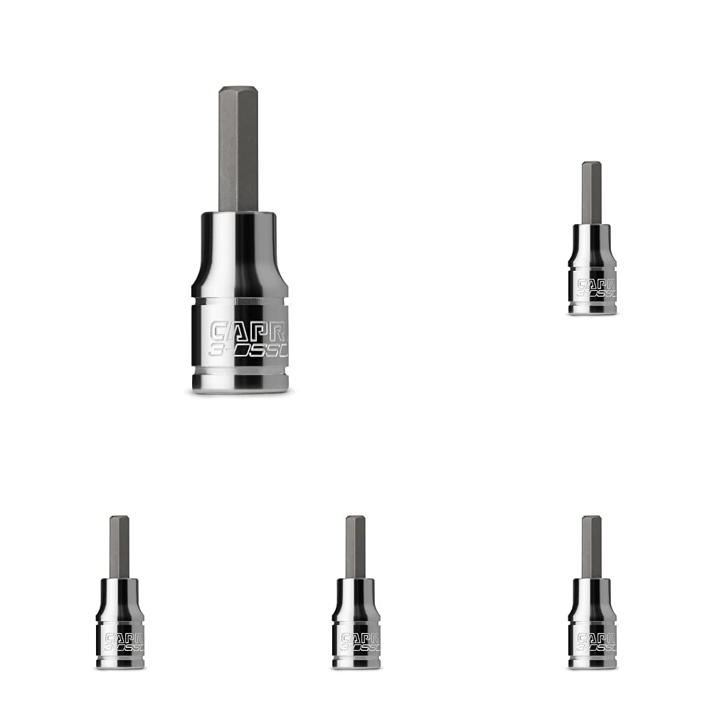 Capri Tools 3-0550 3/16-Inch Hex Bit Socket, 1/4-Inch Drive, SAE (Pack of 5) Image