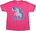 Birthday Girl Unicorn | Neon Pink Unicorn B-Day Party Top Girls' Unisex T-Shirt - (Youth,M)