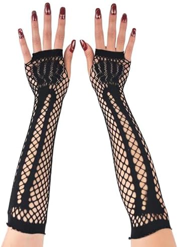 Amazon.com: Dark Angel Gloves (One Pair) - Premium Black Costume