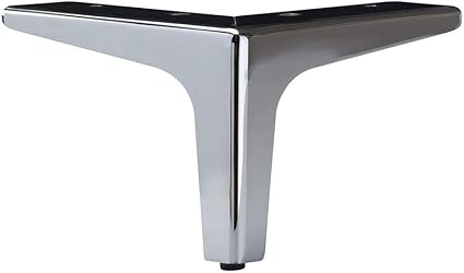 Möbelfuß winkel Chrom Höhe 10 cm: Amazon.de: Baumarkt