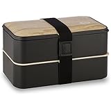 Tabkoe Bento Lunch Box Stackable Meal Prep Food Storage Containers Set, Reusable, Microwavable, BPA-Free, Freezer-Safe, Dishwasher-Safe, Insulated 2-Tier Snack Boxes with Leak-Proof Lids &amp; Cutlery