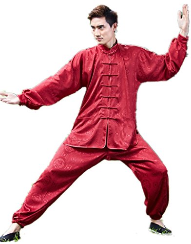 Shanghai Story Martial Arts Men's Tai Chi Uniform Silk Kung Fu Suit XS 03