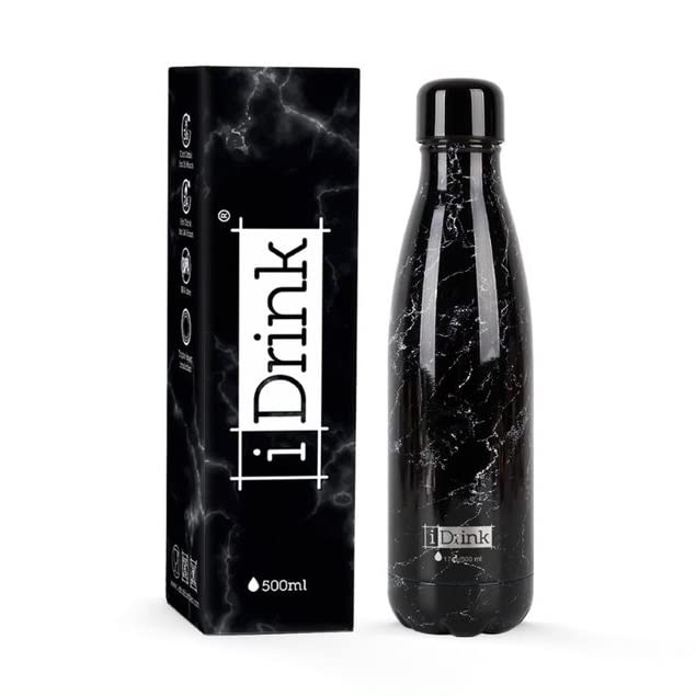 ITOTAL MARBLE BLACK THERMAL BOTTLE 500ml