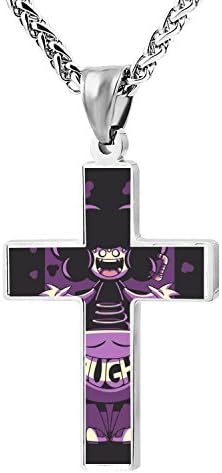 Cool Patriotic Cross Box of Surprises Religious Lord's Zinc Jewelry Pendant Necklace