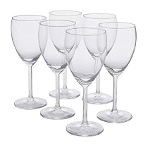 IKEA - SVALKA White wine glass, clear glass, H:7