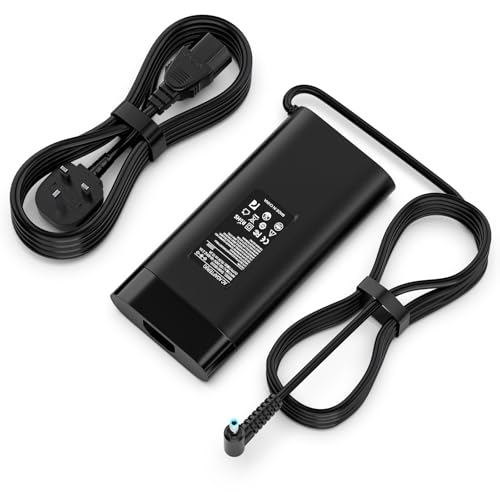 200W Laptop Charger Compatible With HP Omen Pavilion Gaming Victus Zbook | Omen Pavilion Gaming Victus 15 16 17 Zbook 15 17 Envy 15 15u TPN-DA10 TPN-LA20 TPN-LA21 L00818-850 L00895-003 ADP-200HB B