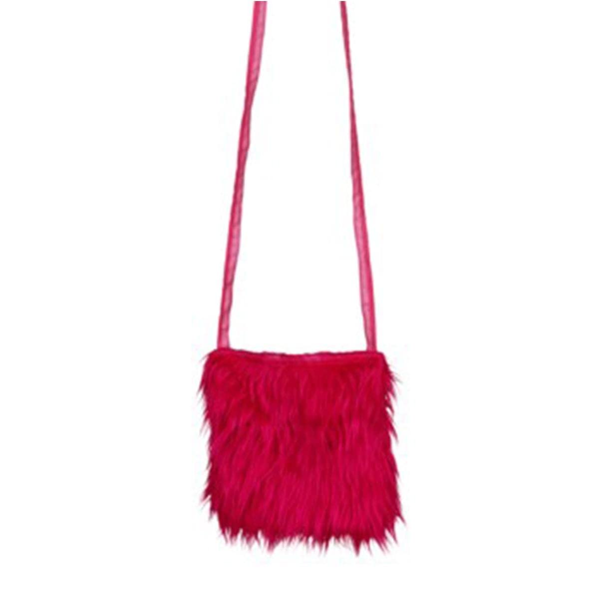 Fluffy bag, pink