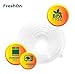 FreshOn Silicone Stretch Lid 6 Pack Reusable Food Saver Silicone Lid Fit Various Sizes Keeping Food Fresh Microwave Dishwasher Freezer Safe