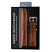 MOTONG 22mm Replacement Genuine Leather Watch Band For Motorola Moto 360 Watch 2nd Gen,Men's 46mm