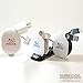 Recoil Automatic Cord Winder for Headphones, USB Cables and Charger White.