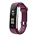 Letsfit Fitness Tracker, Waterproof Activity Tracker Pedometer Step Counter Watch Sleep Monitor Calorie Counter Watch, Slim Smart Bracelet Kids Women Men