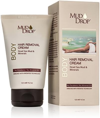 Mud Drop - Hair Removal Cream - Dead Sea Mud - Sensitive Formula - Women &amp; Men