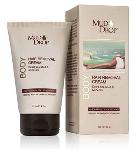 Mud Drop - Hair Removal Cream - Dead Sea Mud - Sensitive Formula - Women &amp; Men