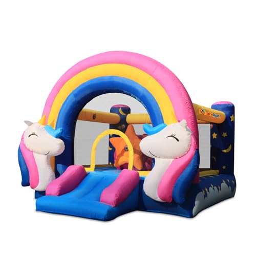Fantasy Bounce House with Lights and Sound Interaction Inflatable Bouncer, 11 f…