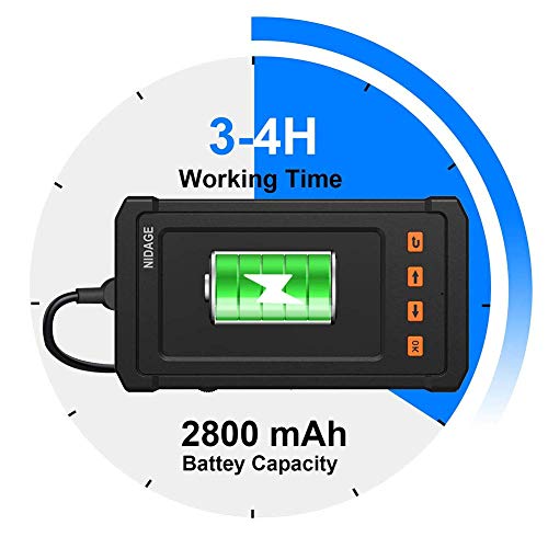 33FT Inspection Camera, 1080P HD 5.5MM Borescope with 4.3inch Screen, IP67 Waterproof Industrial Endoscope Camera with 2800nAh Battery, 8GB TF Card, Snake Camera for Automotive Engine, Pipe Detecting - Thumbnail 3