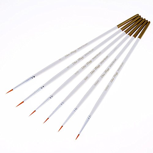 Buy SOOKOO Detail Paint Brush Set 6 Miniature Art Brushes for Fine