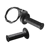 Poweka black Throttle Handle and Grip Cable for ATV/ATC Dirt Mini Baja Mb165 Mb200 5.5/6.5hp 196cc 200cc Doodlebug Bike 52 Inch