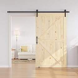 SMARTSTANDARD 48in x 80in Sliding Barn Door with