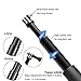 Luxebell Selfie Stick Adjustable Telescoping Monopod Pole for Gopro Hero 7 6 5, Session 5, Hero 4/3+/3/2 Fusion (Black)