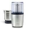 CASO 1831 Coffee & Kitchen Flavour Elektrische koffiemolen en multi-hakmolen (200 Watt) met extra roestvrijstalen houder…