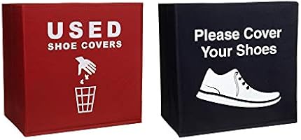 disposable shoe cover box for realtors