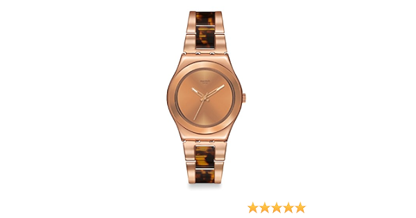 Amazon.com: Reloj SWATCH chickdream Rose de la mujer – Rose Gold : Ropa,  Zapatos y Joyería