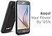 PowerBear Samsung Galaxy S6 Battery Case [3500 mAh] Up to 135% More Battery