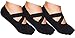 Lupo Women's Essential No Slip Crossover Yoga Pilates Barre Socks