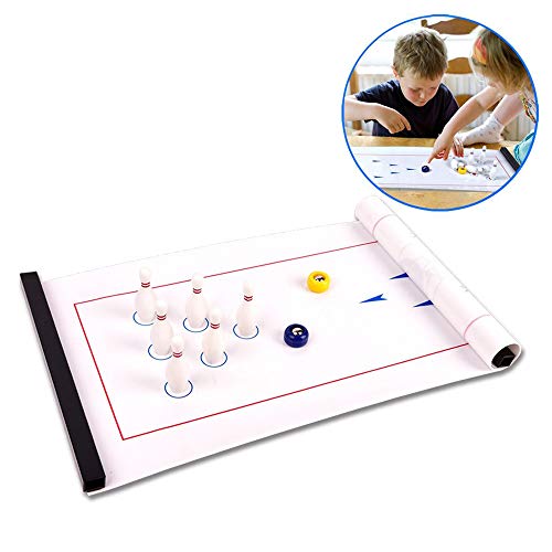 Bowling Table Games for Families, Quick and Easy to Set Up for Adults and Kids, Travel Game, Family Game by C&H Solutions