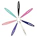 Effleurer Beauty Precision Mini Tweezers - 7 Exciting Colors To Choose From!! - Professional Stainless Steel Small Slant Tip Eyebrow Tweezer (Black Color)