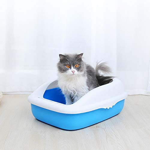 PinShang Large Semi Closed Cat Bedpan Toilet for Pet Cleaning Supplies Yellow - Thumbnail 4