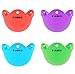 Poached Egg iAnko Set of 4 Food Silicone Egg Poacher Cups for Cooking Eggs with Microwave or Stovetop Egg Cooker – Poach Pods