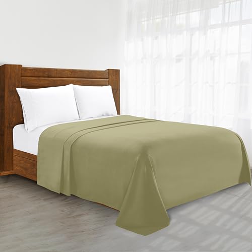 Luxury Flat Sheet on Amazon Elegant Comfort Wrinkle-Free 1500 Premier Hotel Qua…