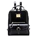 Tinksky® Vintage Shoulders Bag Fashion Student Backpack School Bag (Black)