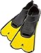 Cressi Short Full Foot Pocket Fins for Swimming or Training in the Pool and in the Sea | Light: made in Italy