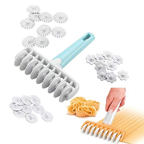 ☀ Dergo ☀Cake wheel,Plastic Wire Mesh Knife Roller Knife Confectionery Pizza Pizza Cake Baking Tool